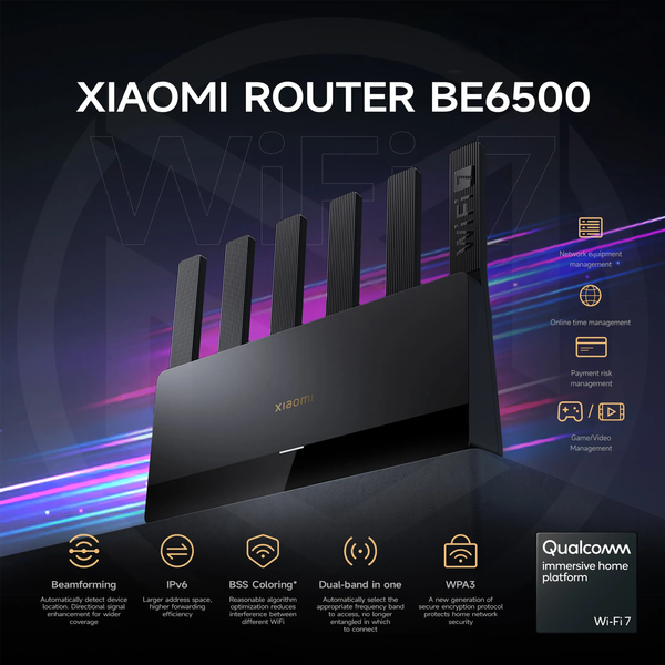 Xiaomi BE6500 Wifi 7 Wireless Router (6500 Mbps)