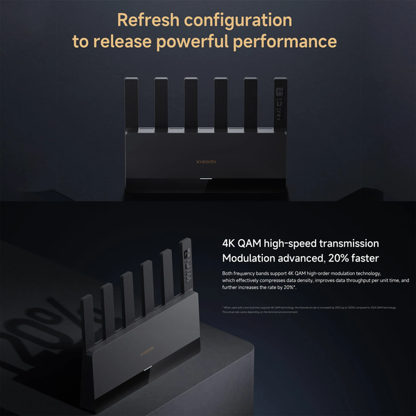 Xiaomi BE6500 Wifi 7 Wireless Router (6500 Mbps)
