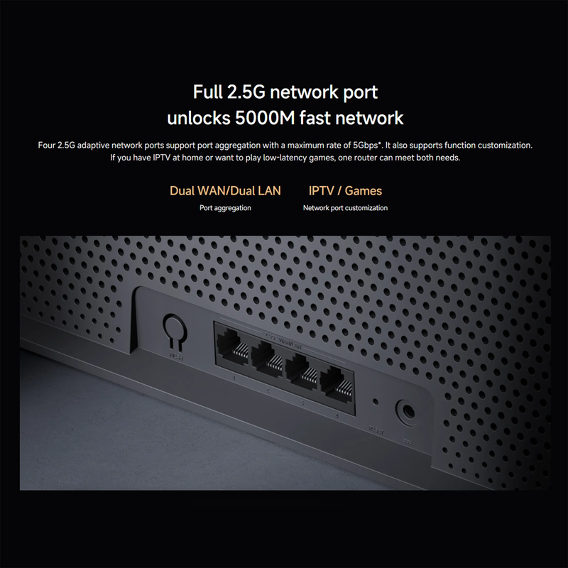 Xiaomi BE6500 Wifi 7 Wireless Router (6500 Mbps)