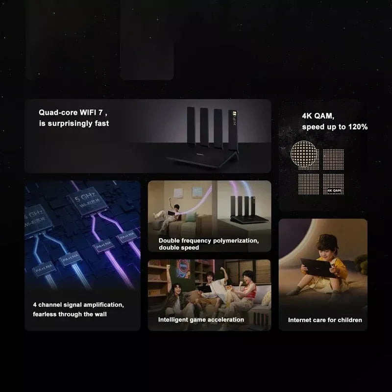 HUAWEI BE3 Pro Wifi 7 Wireless Router (3600 Mbps)